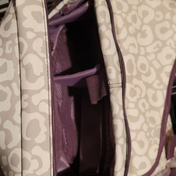 Thirty-One Camera/ Diaper Bag Animal Print Sling Backpack with Embroidered 'S' - Picture 11 of 12